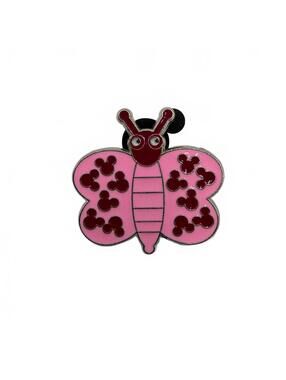 Disney Pin - Pink Butterfly - Mickey Mouse Icon